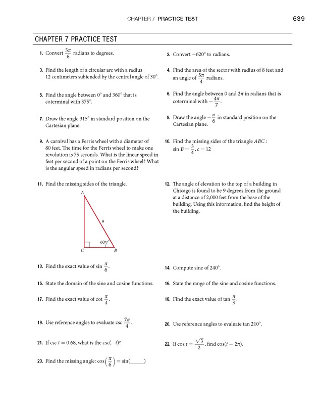 Algebra and Trigonometry - Front Matter 657